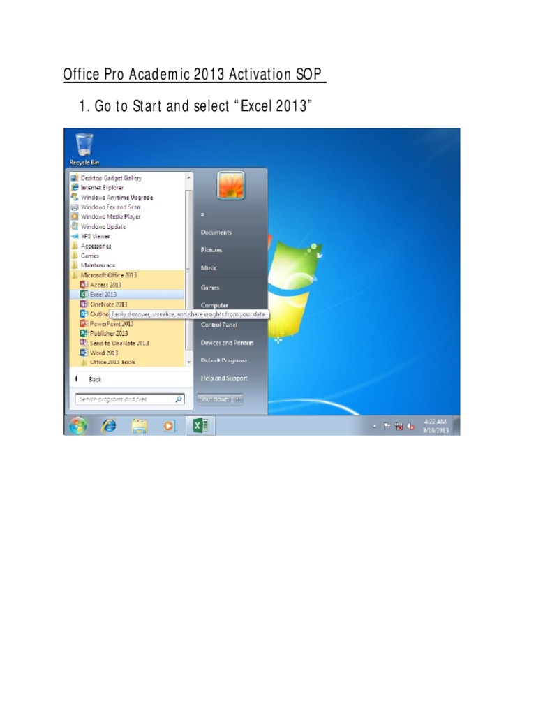 Office Pro 2013 Activation Guide | PDF | Career & Growth | Business