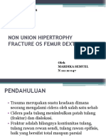 Non Union Hipertrophy Fracture Os Femur Dextra
