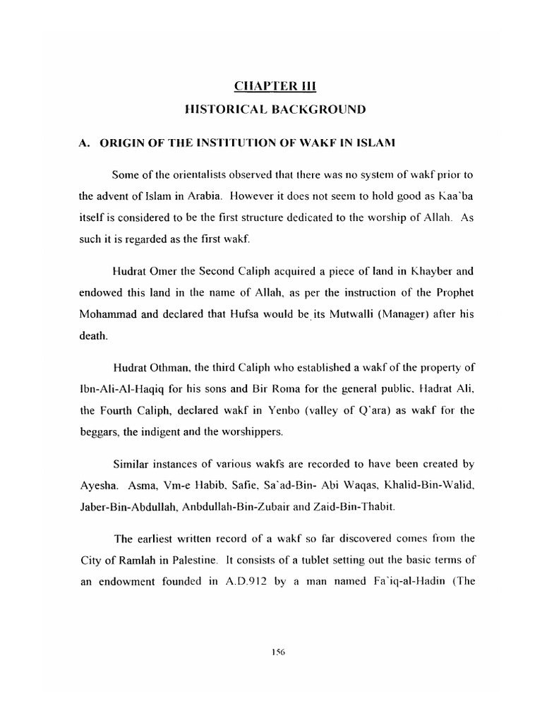 Evolution of Wakf in Islamic History | PDF | Audit | Trustee