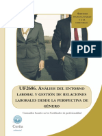 1 UF2686. Análisis Del Entorno Laboral y Gestión de Relaciones Laborales Desde La Perspectiva de Género