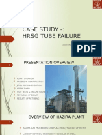 Case Study - : HRSG Tube Failure: Cogeneration Plant, Hazira Plant Ongc