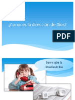 Conoces La Dirección de Dios