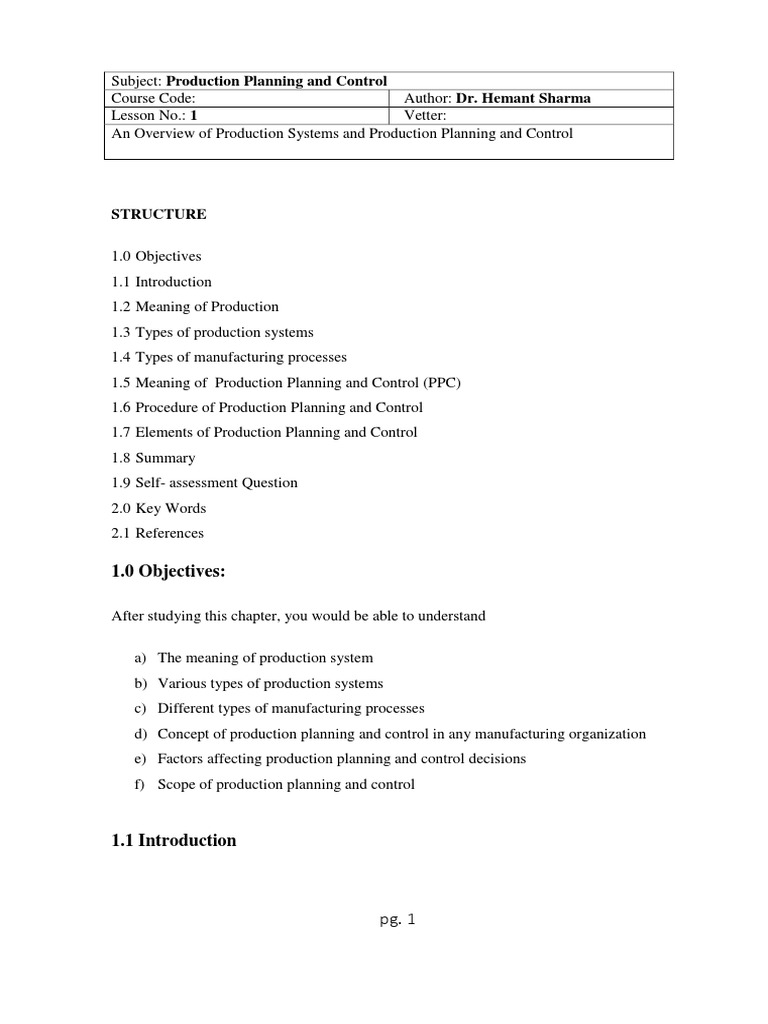 PPC PDF | PDF | Operations Management | Inventory