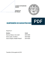 Suspensión de Garantías Individuales, Licenciatura en DDHH USAC