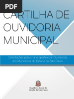 Cartilha Ouvidoria Municipal