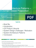 System Architecture Patterns - A DomainBasedProposition