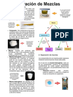 Clasificación de la materia y separación de mezclas