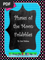 Phases of The Moon Foldable Quiz