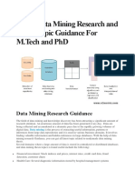 Latest Data Mining Research and Thesis Topic Guidance for M.Tech and P.hD