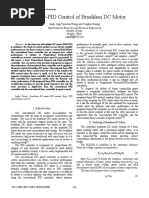 The Fuzzy-PID Control of Brushless DC Motor: Jianli Jing, Yanchun Wang and Yinghui Huang