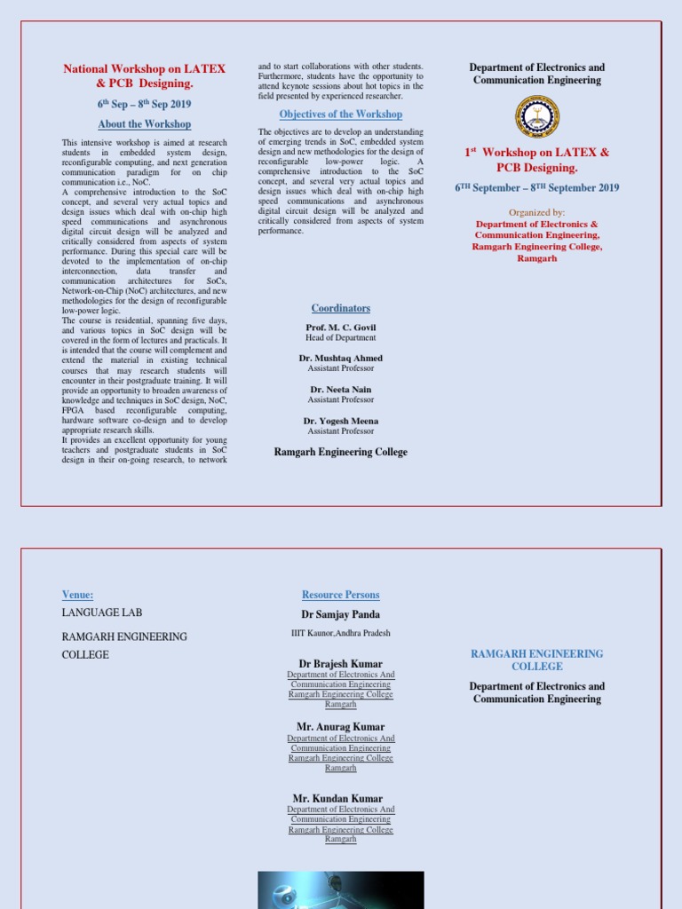 SoC Design & LATEX Workshop 2019 | PDF | System On A Chip | Printed ...