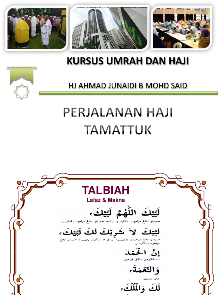 Kem Haji Tamattuk Pdf