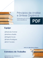 Apostila de Princípios de Analise e Síntese Orgânica