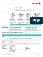 Black-And-White Multifunction System: Workcentre 5632/5638/5645/5655