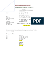 Modelos de Ejercicios de La Circunferencia