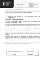 A) Purpose of The Examination:: Sop No. Imm /Qm/12 Issue No.: 04 ISSUE DATE: 15april 2015 REV. NO.: 00 Rev. Date: 00