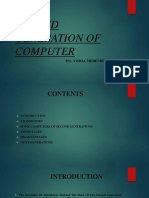 2nd Generation of Computers