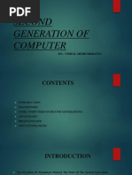 2nd Generation of Computers