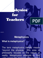 Metaphysical Views Shape Education
