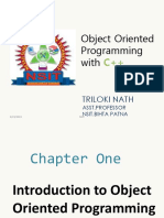 Object Oriented Programming With: Triloki Nath