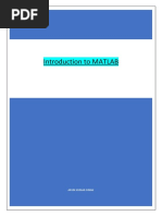 Introduction To MATLA1