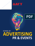 AAFT Advertising PR Events Brochure