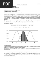 : µ = 0 vs H: µ 6= 0. Previous work shows that σ = 2. A change in BMI of 1.5 is considered important to detect (if the true effect size is 1.5 or higher