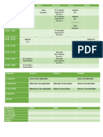 Horario Semestral Deluxe