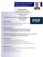 Curriculum Actualizado Myichheell Pineda PDF