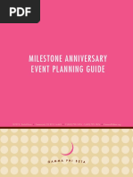 Milestone Anniversary Event Planning Guide 1