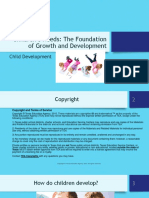 Childrens Needs the Foundation of Growth and Development PPT