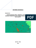 Informe Geodesico