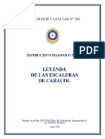 Instructivo Masonico #1 - Ii Grado - Leyenda Esc Caracol