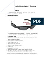 User Manual of Sunglasses Camera
