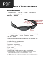 User Manual of Sunglasses Camera