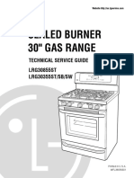 Sealed Burner 30" Gas Range: Technical Service Guide LRG30855ST LRG30355ST/SB/SW