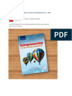 Entrepreneurship & New Venture Management 5e - OUP
