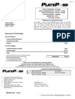 Platepass Invoice