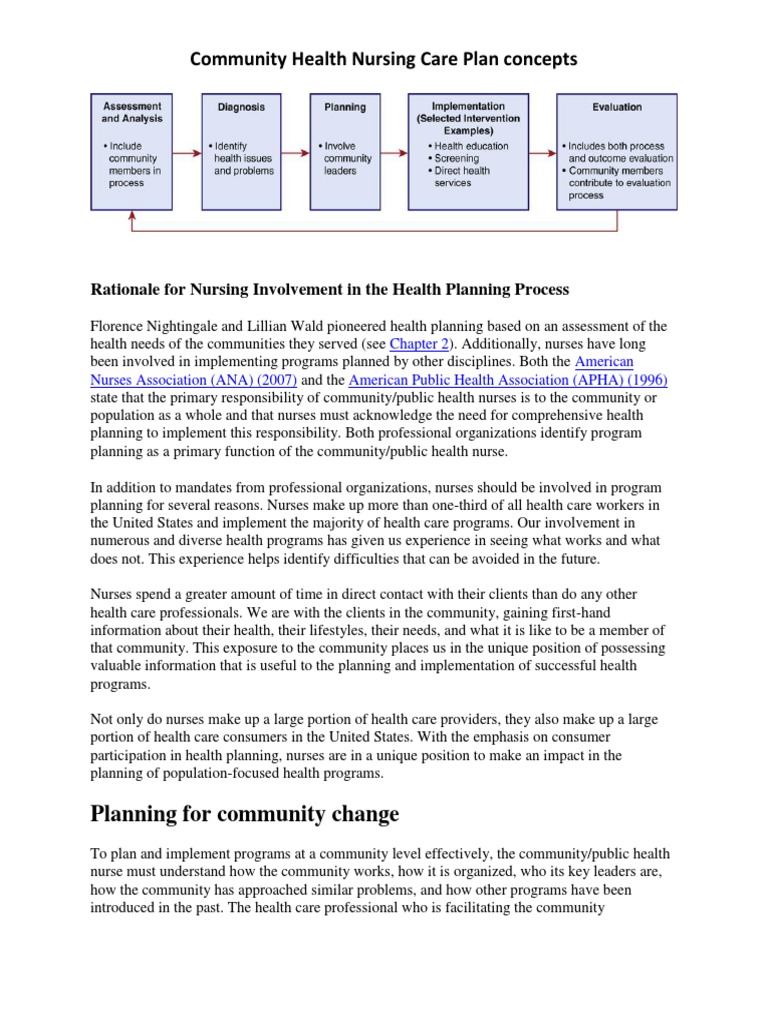 Community Health Nursing Care Plan Guide | PDF | Medical Diagnosis ...
