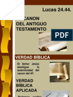 20 Jul 14 El Canon de Antiguo Testamento