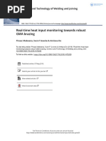 Real-Time Heat Input Monitoring Towards Robust GMA Brazing: Science and Technology of Welding and Joining