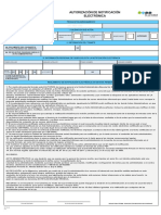 Gp-For-034 Formato Autorización Notificación Electrónica Pensiones PDF
