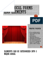 Theatrical Forms and Elements