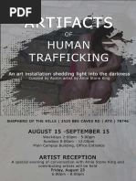 Artifacts of Human Trafficking Poster