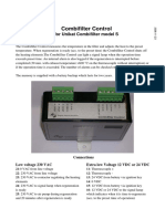 Combifilter Control Operation and Settings