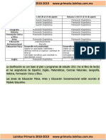 6to Grado - Dosificación Anual (2018-2019).pdf