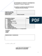 Ficha de Evaluación de Prácticas Preprofesionales