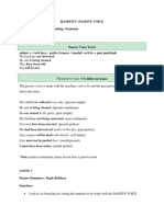 Handout On Passive Voice