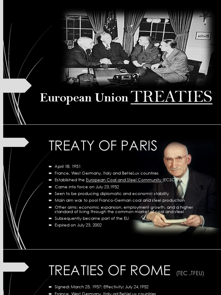 European Union: Treaties | PDF | Maastricht Treaty | European Union
