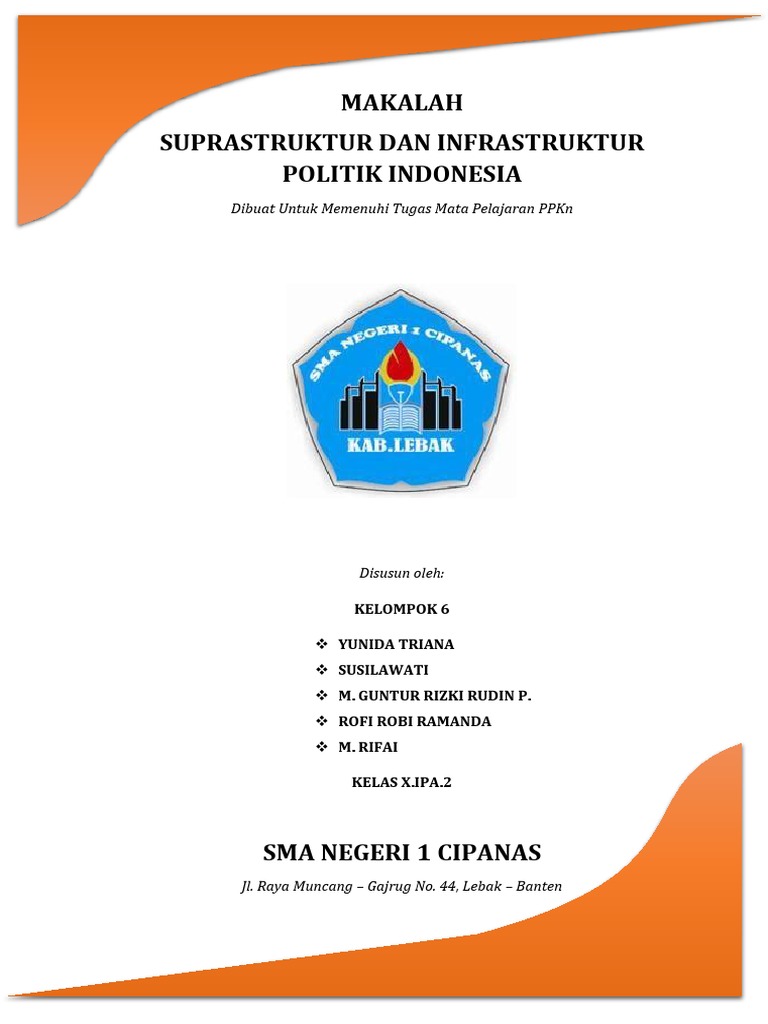 Makalah Suprastruktur Dan Infrastruktur Politik Indonesia
